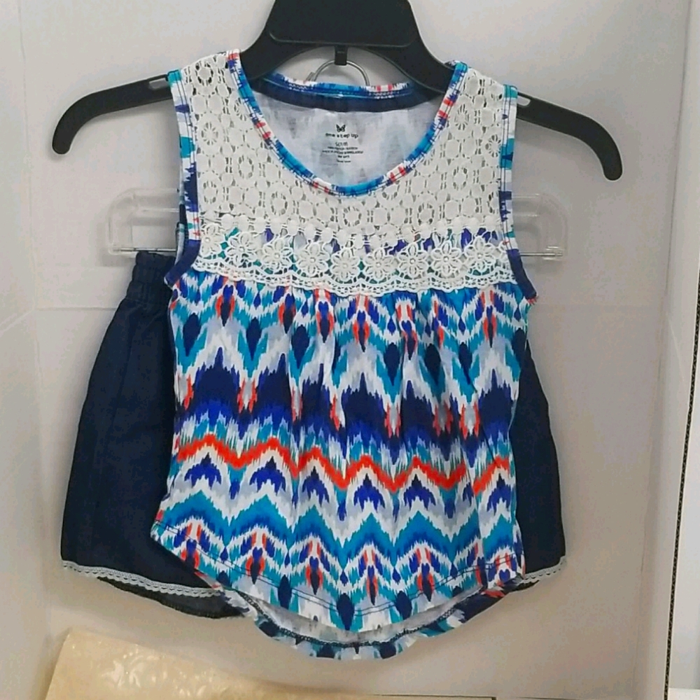 Girls One step up Short Set